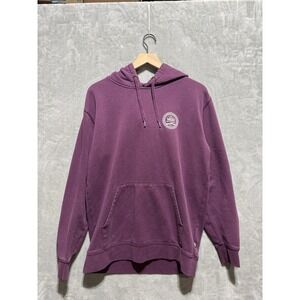 Vans Off the Wall‎ Hoodie Maroon Red Size Men s Medium Graphic Logo Skater Y2K